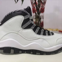 High Top Sneakers, White Black Colorway, Lace Up Design, Casual Gift for Sneaker Fans