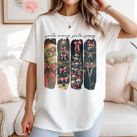 Retro Spooky Holiday Shirt, Sorta Merry Sorta Scary Christmas T-Shirt, Halloween Christmas Graphic Tee, Festive Creepy T-Shirt, Holiday Present