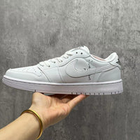 Low Top Sneakers, White Colorway, Reverse Hook Design, Lace Up Design, Casual Gift for Sneaker Fans