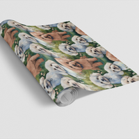 Maltipoo Christmas Gift Wrap, Maltipoo Dog Wrapping Paper, Adorable Puppy Holiday Wrapping Paper, Dog Lover Gift Wrap, Pet Breed Present Paper
