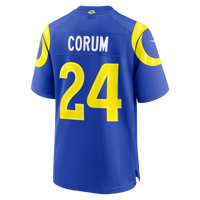 Los Angeles Rams Blake Corum Royal Game Jersey
