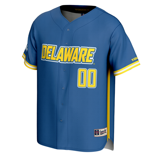 Delaware Fightin' Blue Hens NIL Pick-A-Player Baseball Lightweight Jersey - Royal