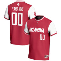 Oklahoma Sooners NIL Pick-A-Player Lightweight Softball Jersey - Crimson
