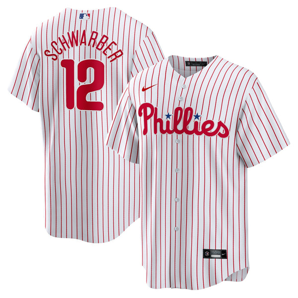Philadelphia Phillies Kyle Schwarber White Replica Player Jersey