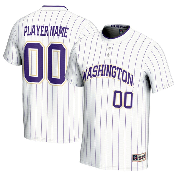 Washington Huskies NIL Pick-A-Player Lightweight Softball Jersey - White