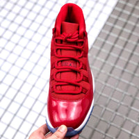 Sneakers, Red Colorway, Lace Up Design, Casual Gift for Sneaker Fans