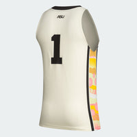 #1 Alabama State Hornets Honoring Black Excellence Basketball Jersey - Khaki
