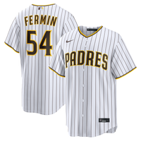 San Diego Padres Freddy Fermin White Home Replica Jersey
