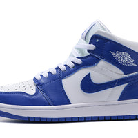 Sneakers, Blue White Colorway, Lace Up Design, Casual Gift for Sneaker Fans