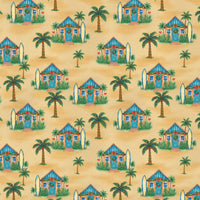 Coastal Palm Present Wrap, Tropical Holiday Home Christmas Wrapping Paper, Warm Weather Xmas Wrap Paper, Beach Holiday Gift Wrapping