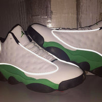 Sneakers, White Green Colorway, Lace Up Design, Casual Gift for Sneaker Fans