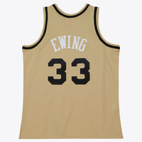 New York Knicks Patrick Ewing 1991 Swingman Jersey - Khaki