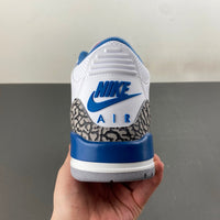 Retro Low Top Sneakers, Royal Blue White Colorway, Lace Up Design, Casual Gift for Sneaker Fans