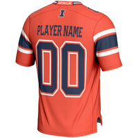 Illinois Fighting Illini NIL Pick-A-Player Football Jersey - Orange