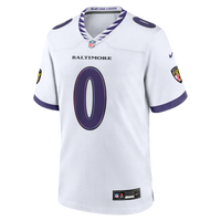 Baltimore Ravens Roquan Smith White Game Jersey