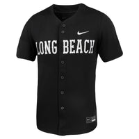 Black Cal State Long Beach The Beach Replica Baseball Jersey