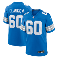 Detroit Lions Graham Glasgow Blue Team Game Jersey