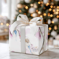 Nurse Healthcare Hero Gift Wrap, Doctor Santa Wrapping Paper, Medical Santa Claus Wrapping Paper, Hospital Worker Christmas Wrapping Paper