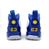 Sneakers, Royal Blue Yellow Colorway, Lace Up Design, Casual Gift for Sneaker Fans
