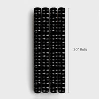 Modern Black and White Gift Wrap Paper, Minimalist Pine Tree Christmas Wrapping Paper, Evergreen Winter Forest Present Wrap Paper