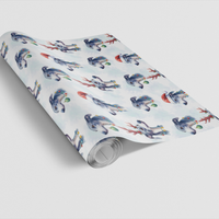 Festive Dog Holiday Gift Wrap, Greyhound Christmas Wrapping Paper, Greyhound Pattern Gift Wrap, Pet Lover Xmas Gift Wrap, Dog Wrapping Paper