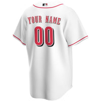 Cincinnati Reds White Home Replica Custom Jersey