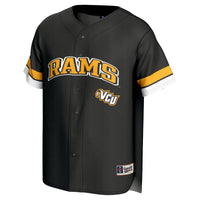 VCU Rams Spirit Baseball Jersey - Black