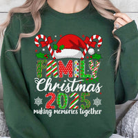 Making Memories Together Crewneck, Family Christmas 2025 Sweatshirt, Matching Xmas Holiday Sweater, Comfy Winter Family Party Present
