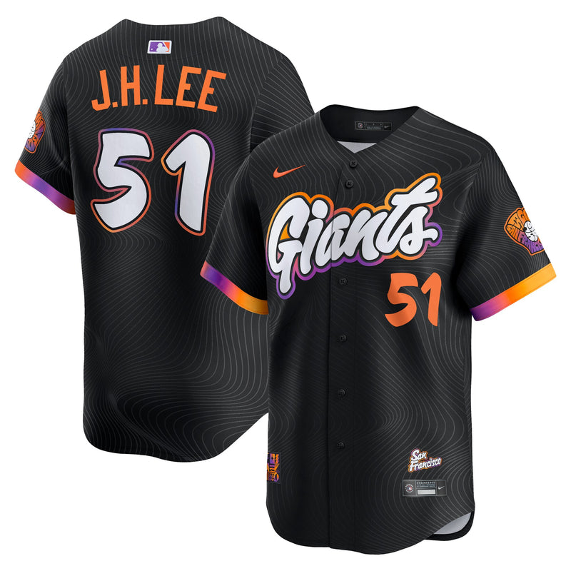 San Francisco Giants Jung Hoo Lee Black 2025 City Connect Limited Jersey