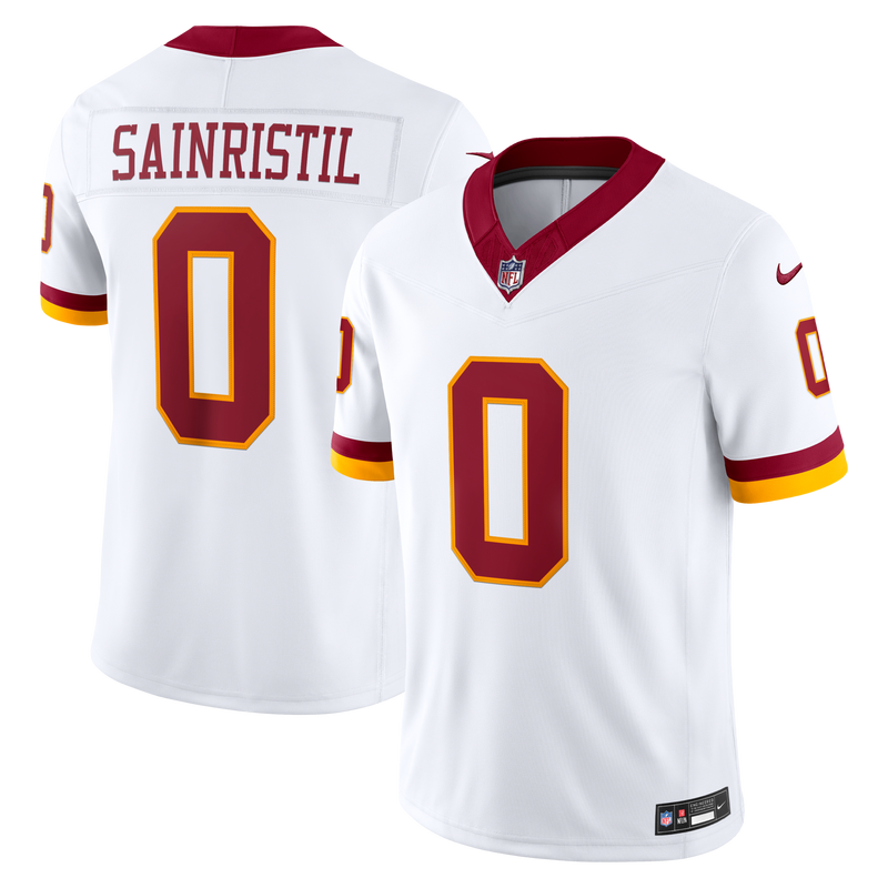 Washington Commanders Mike Sainristil White Stitched Limited Jersey
