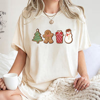 Adorable Holiday Cookie Graphic Shirt, Christmas Gingerbread T-Shirt, Festive Gingerbread Man Tee, Winter Holiday Baking Shirt, Xmas Present