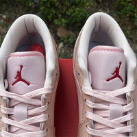 Low Top Sneakers, Pink Red Colorway, Valentine Design, Lace Up Design, Casual Gift for Sneaker Fans