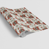 Woodland Animal Gift Wrap, Christmas Raccoon Wrapping Paper, Winter Raccoon Wrapping Paper, Holiday Wildlife Gift Wrap