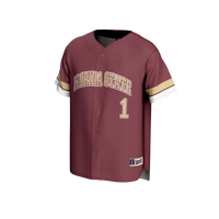 #1 Florida State Seminoles Lightweight Collegiate Baseball Fashion Jersey - Garnet