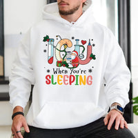 Intensive Care Unit Holiday Hoodie, ICU Nurse Christmas Hoodie, Humorous Medical Nursing Xmas Hoodie, Hospital Staff Graphic Sweatshirt
