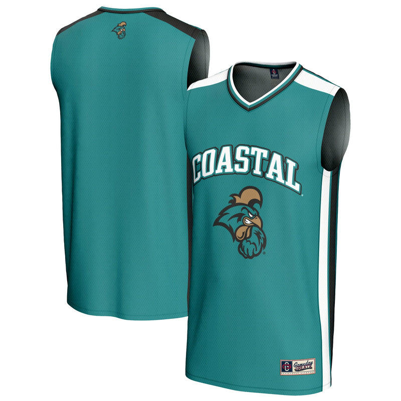 Coastal Carolina Chanticleers Basketball Jersey - Teal