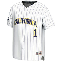 #1 Cal Bears Lightweight Baseball Fashion Jersey - White