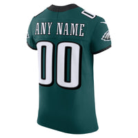 Philadelphia Eagles Midnight Green Team Elite Custom Jersey