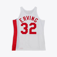 Brooklyn Nets Julius Erving 1973 Home Authentic Jersey - White