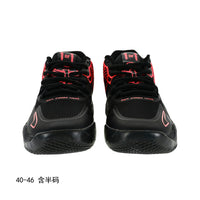 Low Top Sneakers, Black Red Colorway, Casual Gift for Sneaker Fans