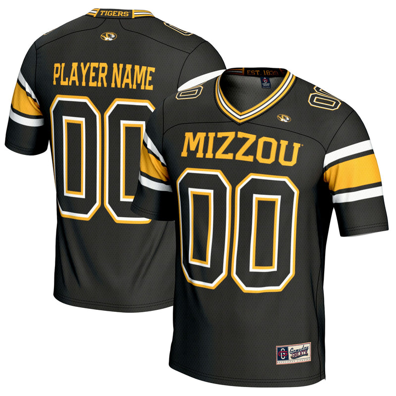 Missouri Tigers NIL Pick-A-Player Football Jersey - Black