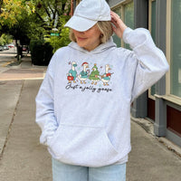 Humorous Medical Staff Goose Sweatshirt, Christmas Nurse Hoodie, Holiday RN Nursing Student Hoodie, Winter Healthcare Worker Pullover