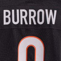 Cincinnati Bengals Joe Burrow Black Player Game Jersey