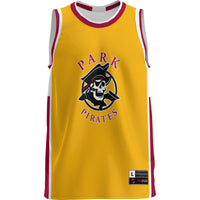 Park Pirates Lightweight Basketball Jersey - Gold