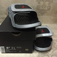 Retro Slides, Black Colorway, Slip On Design, Casual Gift for Shoe Lovers