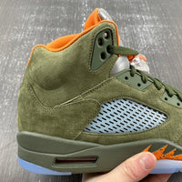 Sneakers, Army Green Colorway, Lace Up Design, Casual Gift for Sneaker Fans