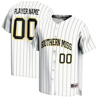 Southern Miss Golden Eagles NIL Pick-A-Player Lightweight Baseball Jersey - White