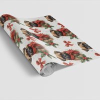 Festive Holiday Dog Gift Wrap, Brussels Griffon Christmas Wrapping Paper, Adorable Puppy Present Paper, Dog Lover Xmas Wrapping Paper Roll