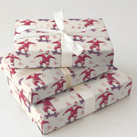 Cool Skater Christmas Gift Wrap, Skateboarding Santa Wrapping Paper, Sunglasses Santa on Skateboard Wrapping Paper, Holiday Gift Wrap Roll
