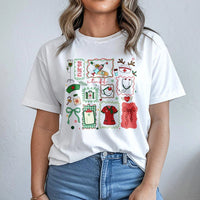 Holiday Medical Supplies Graphic Tee, Christmas Nurse T-Shirt, Adorable Hospital RN Christmas Party Shirt, Healthcare Worker Top